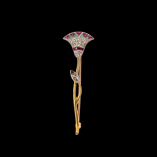 A late 19th c. Egyptian Revival brooch.